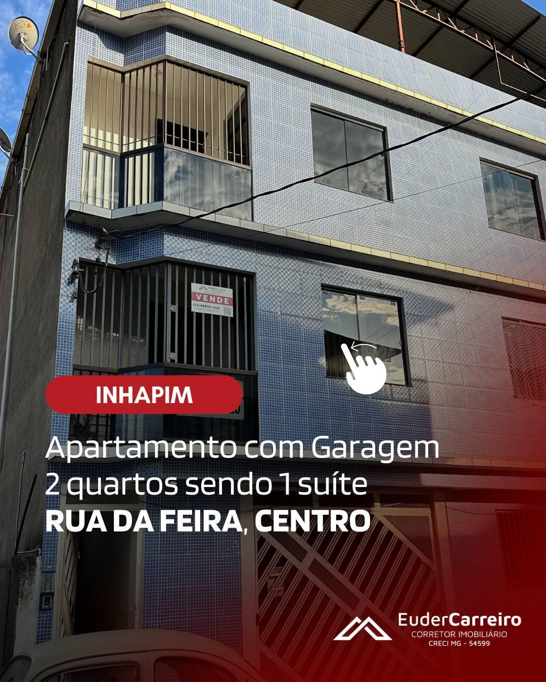 Apartamento com 2 quartos, 80m², à venda em Inhapim, Centro