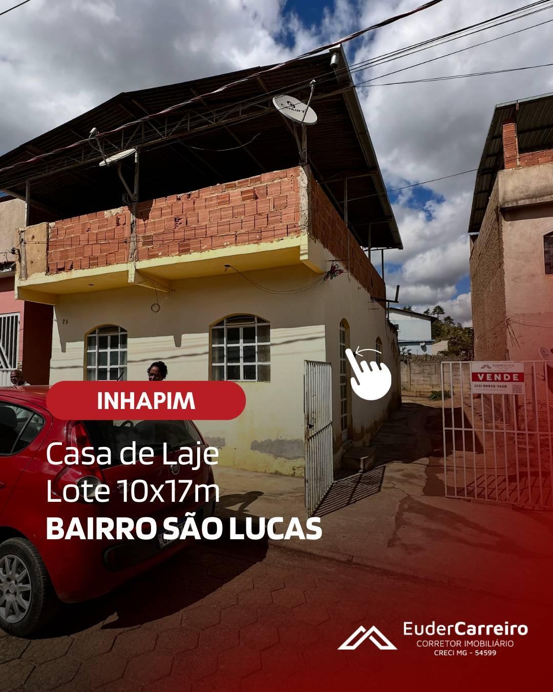 Casa com 2 quartos, 60m², à venda em Inhapim, São Lucas