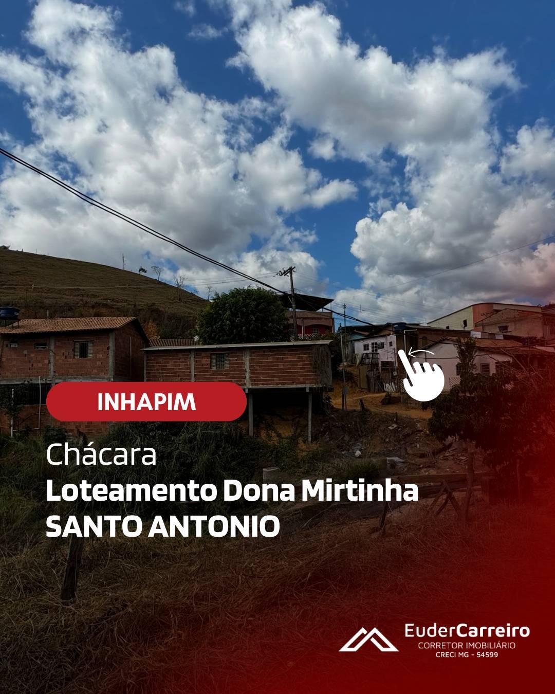 Chácara, 1000m², à venda em Inhapim, St Antonio