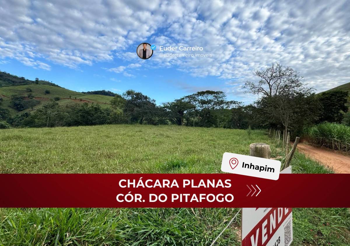 Chácara de 3.100m² à venda, em Inhapim