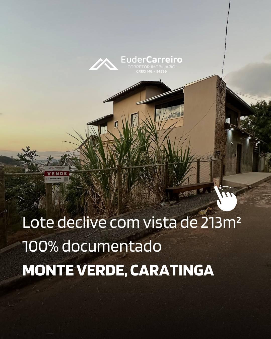 Lote, 213m², à venda em Caratinga, Monte Verde