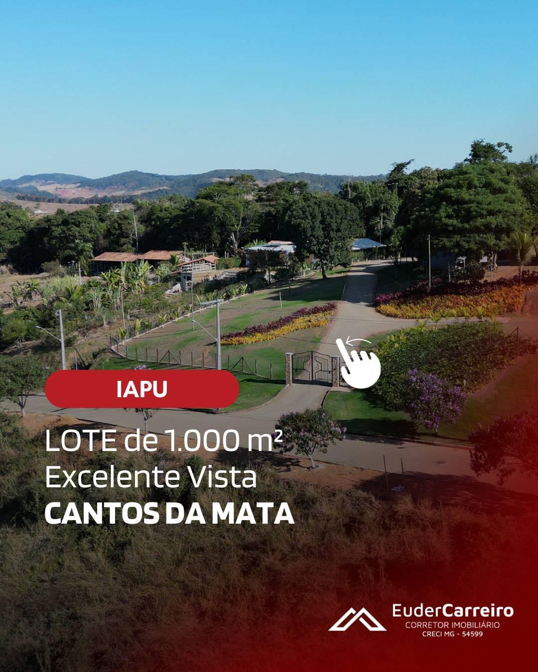 Lote, 1000m², à venda em Iapu, Canto das Matas