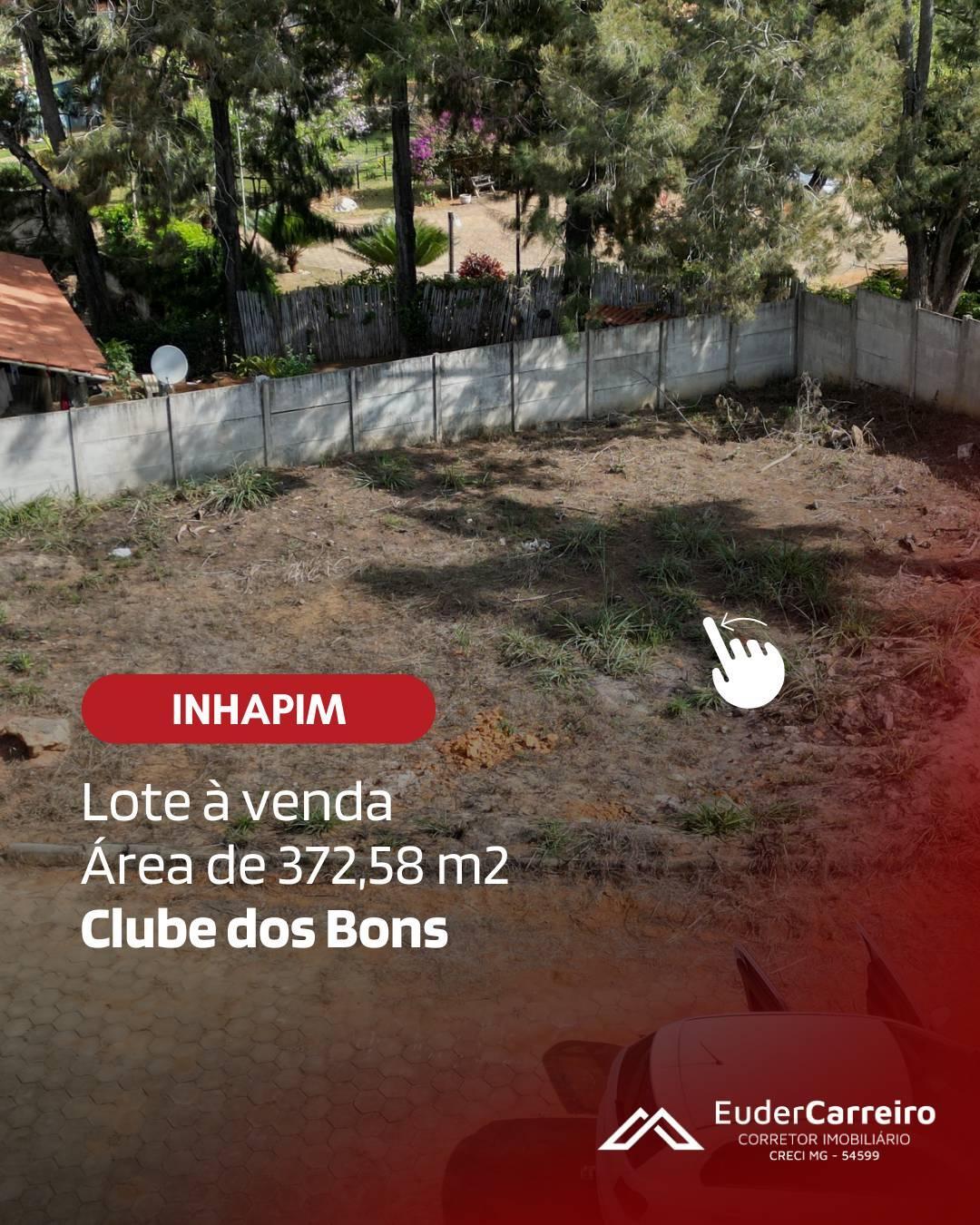 Lote, 372,58m², à venda em Inhapim, Clube Dos Bons