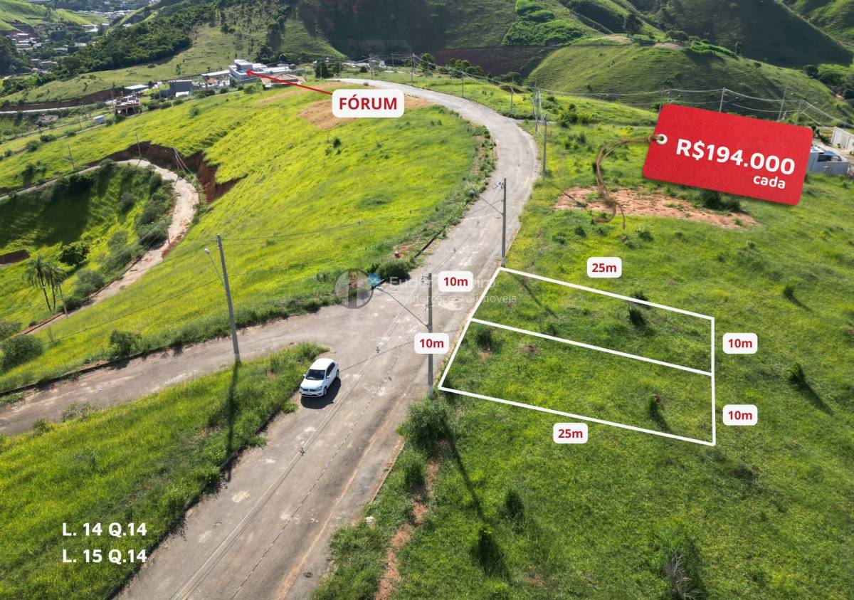 Lote à venda em Inhapim, Recanto Verde, 250m²