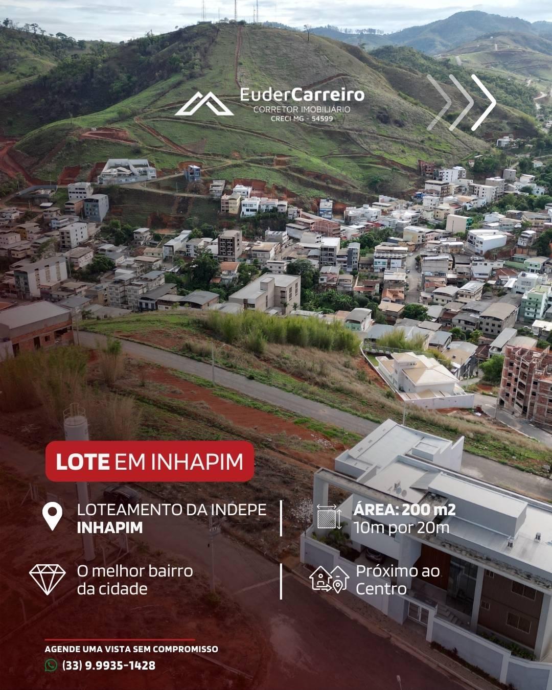 Lote, 200m², à venda em Inhapim, Vila Real