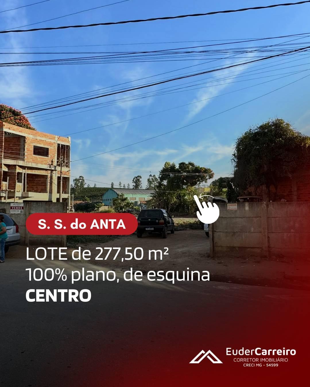 Lote, 277m², à venda em São Sebastião do Anta, Centro