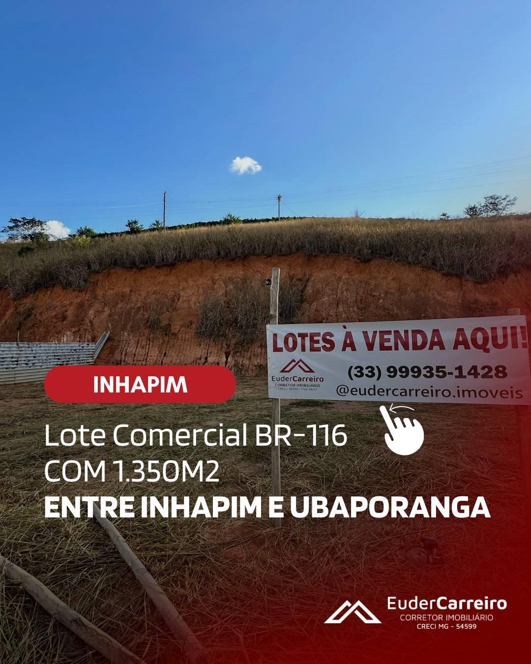 Lote comercial à venda, BR-116 em Inhapim