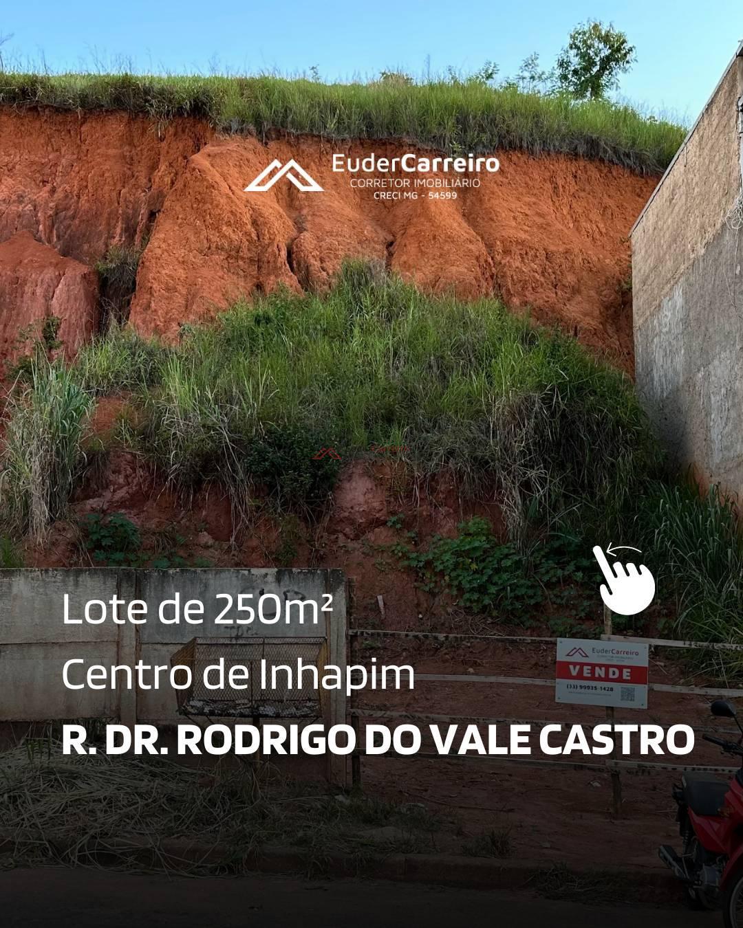 Lote, 250m², à venda em Inhapim, Centro
